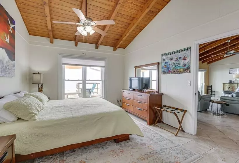 Beachfront Alligator Point Retreat: Steps To Sand!