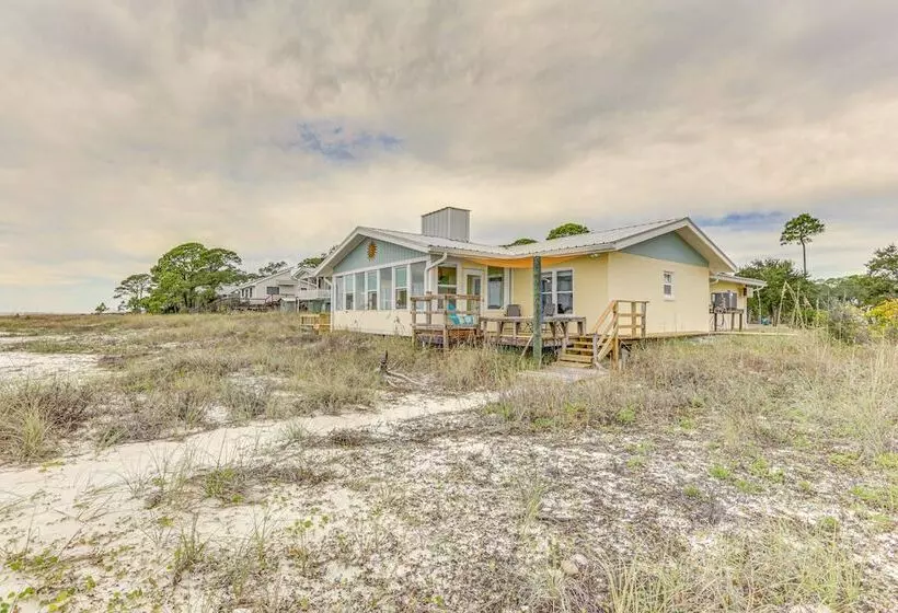 Beachfront Alligator Point Retreat: Steps To Sand!