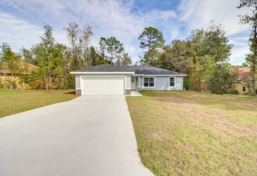 3 Mi To Rainbow Springs: Home W/ Yard In Dunnellon