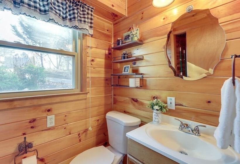 Family Friendly Ellijay Cabin W/ Studio & Mtn View