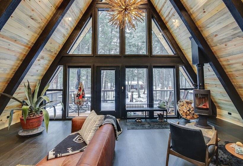 Stunning A Frame Cabin, Steps To Clark Fork River