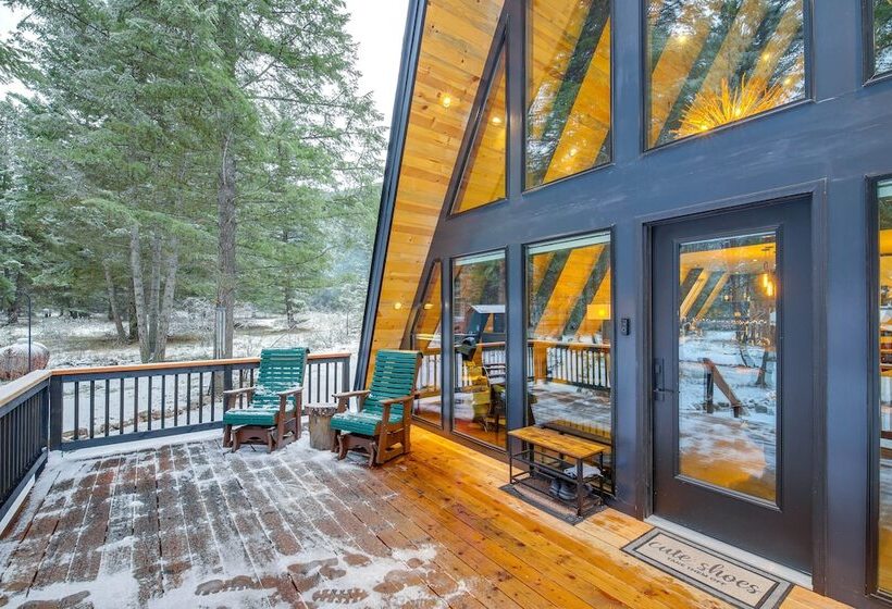 Stunning A Frame Cabin, Steps To Clark Fork River