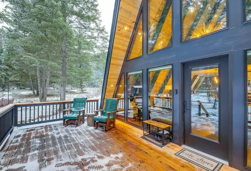 Stunning A Frame Cabin, Steps To Clark Fork River
