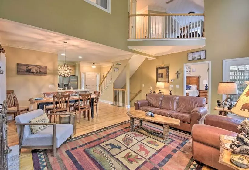 Big Canoe Retreat W/ Deck & Golf Course Views