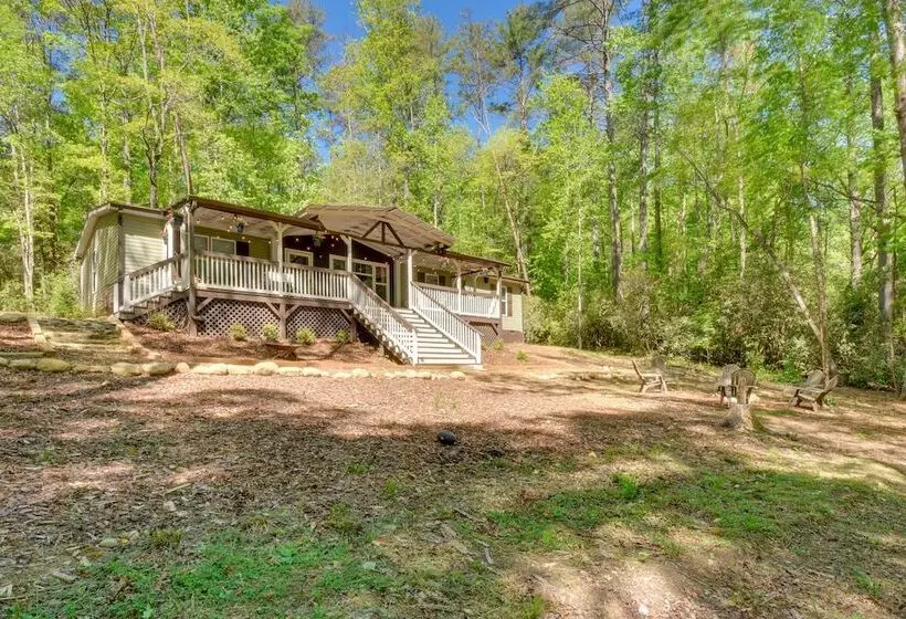 Creekside Sautee Nacoochee Home: 8 Mi To Helen!