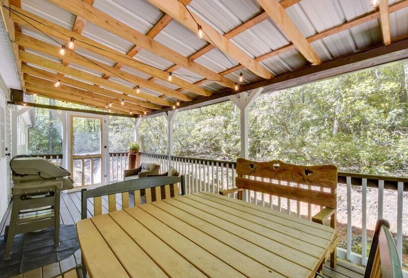 Creekside Sautee Nacoochee Home: 8 Mi To Helen!