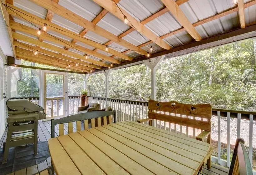 Creekside Sautee Nacoochee Home: 8 Mi To Helen!