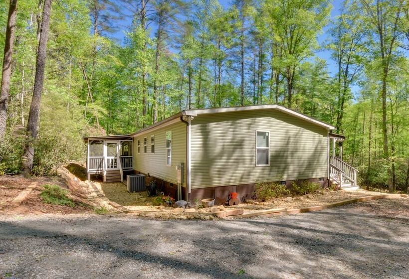 Creekside Sautee Nacoochee Home: 8 Mi To Helen!