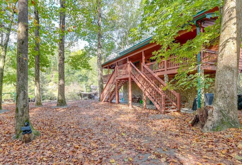 Happy Jack S Cabin  On River W/ Deck & Game Room!