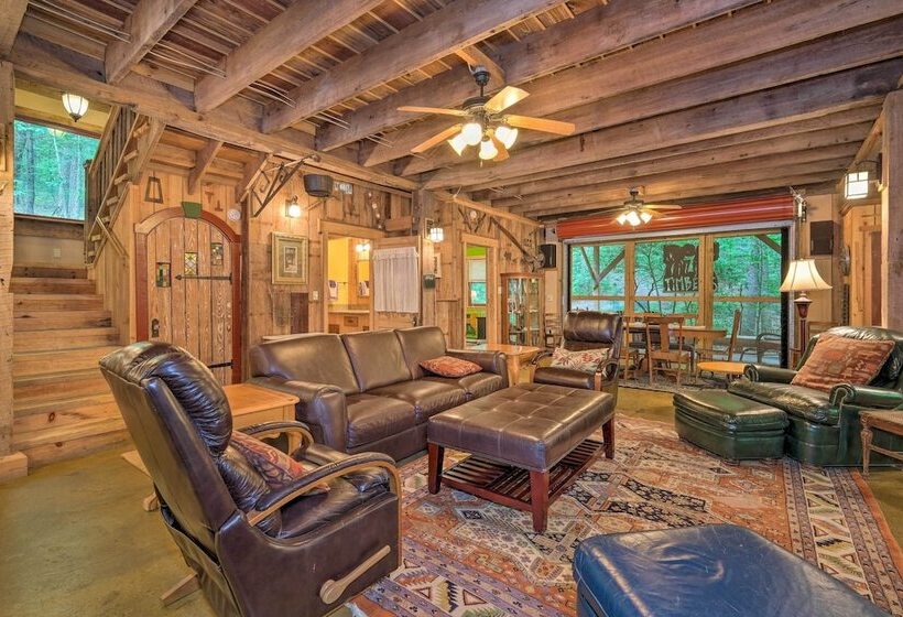 Jasper  7 Timbers  Cabin On 10 Acres W/ A Creek!