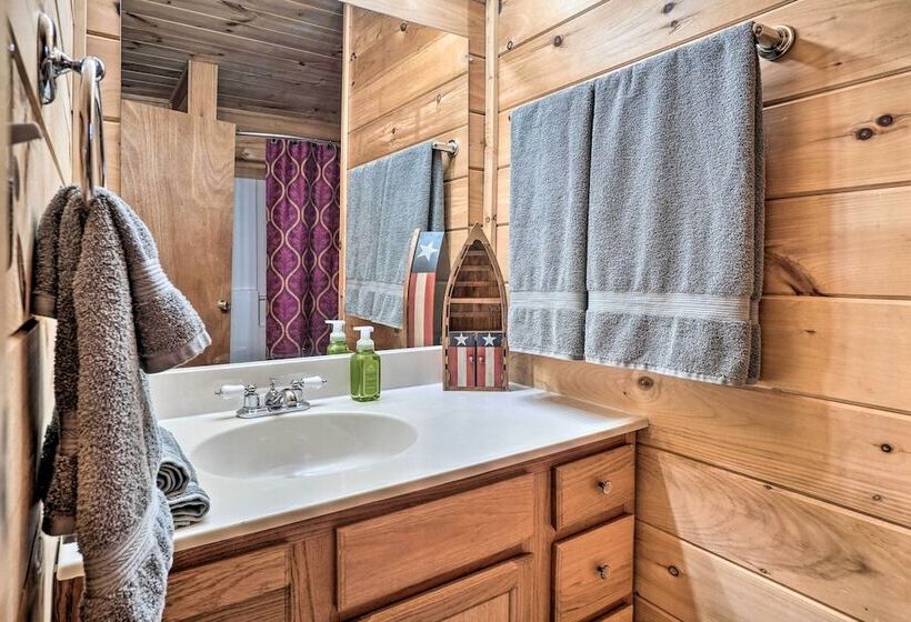 Riverfront Cabin W/ Hot Tub & Mountain Views!