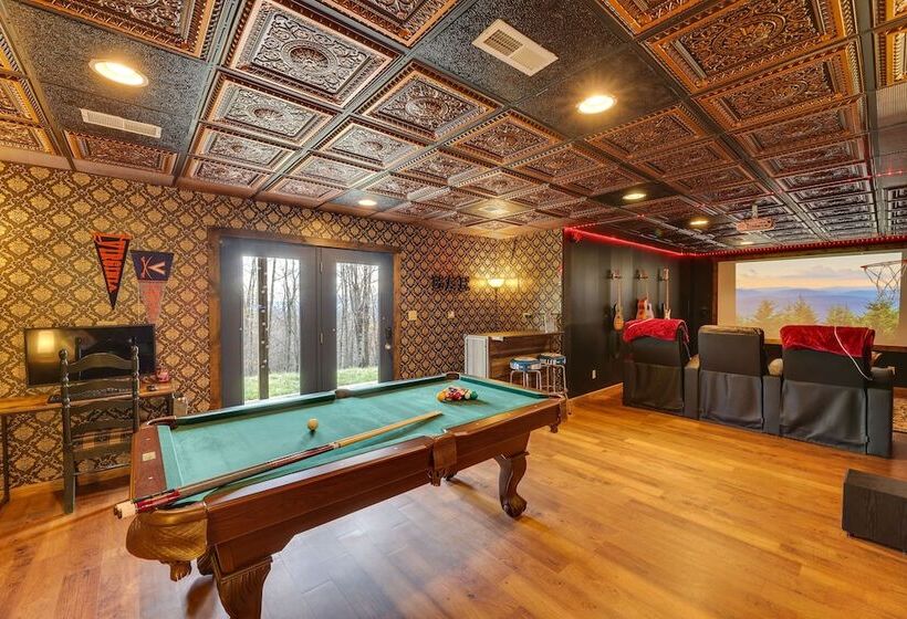 Game Room, Deck + Views: Idyllic Slaty Fork Cabin