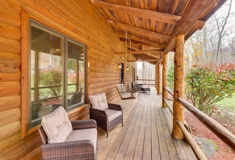 Game Room, Deck + Views: Idyllic Slaty Fork Cabin