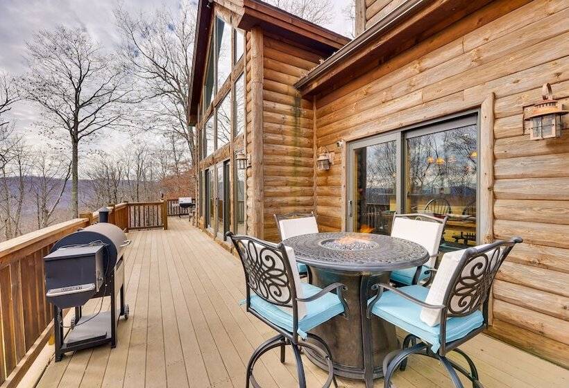 Game Room, Deck + Views: Idyllic Slaty Fork Cabin