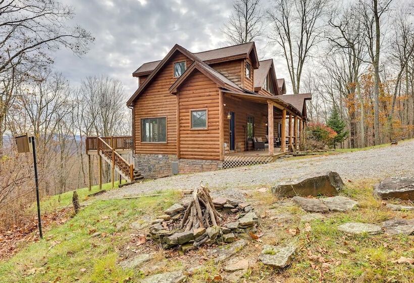 Game Room, Deck + Views: Idyllic Slaty Fork Cabin