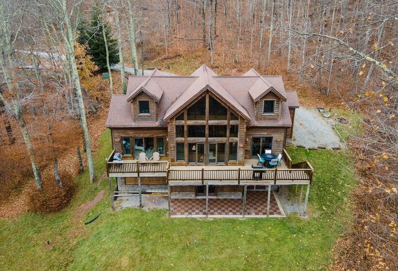 Game Room, Deck + Views: Idyllic Slaty Fork Cabin