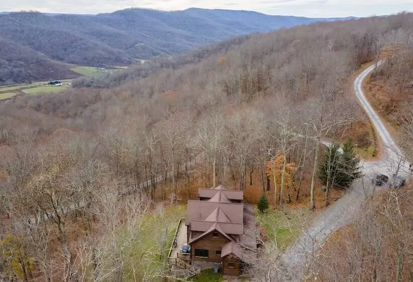 Game Room, Deck + Views: Idyllic Slaty Fork Cabin