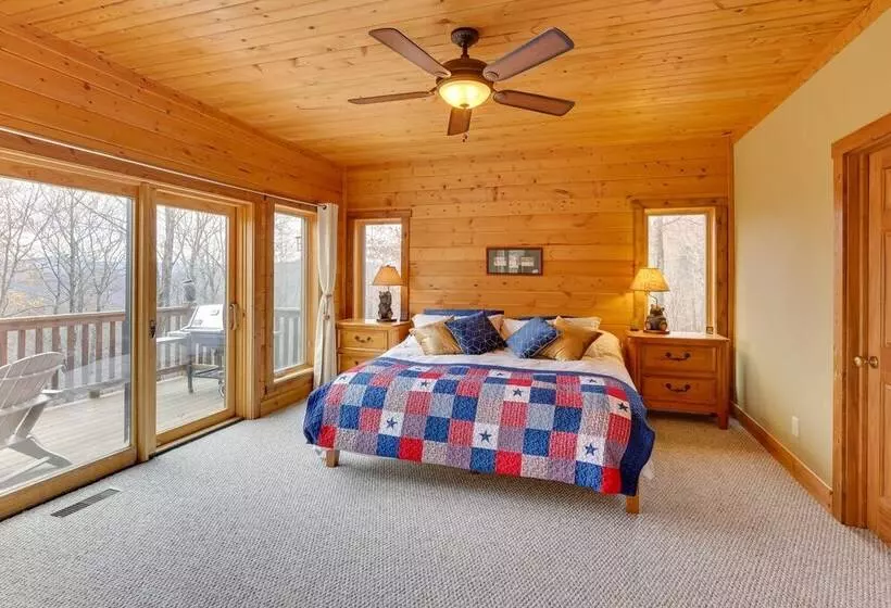 Game Room, Deck + Views: Idyllic Slaty Fork Cabin