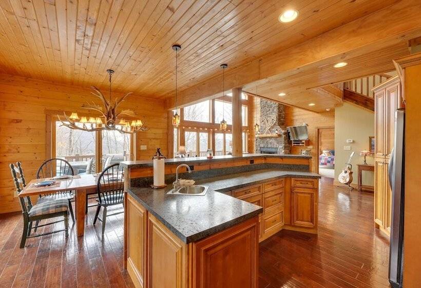 Game Room, Deck + Views: Idyllic Slaty Fork Cabin