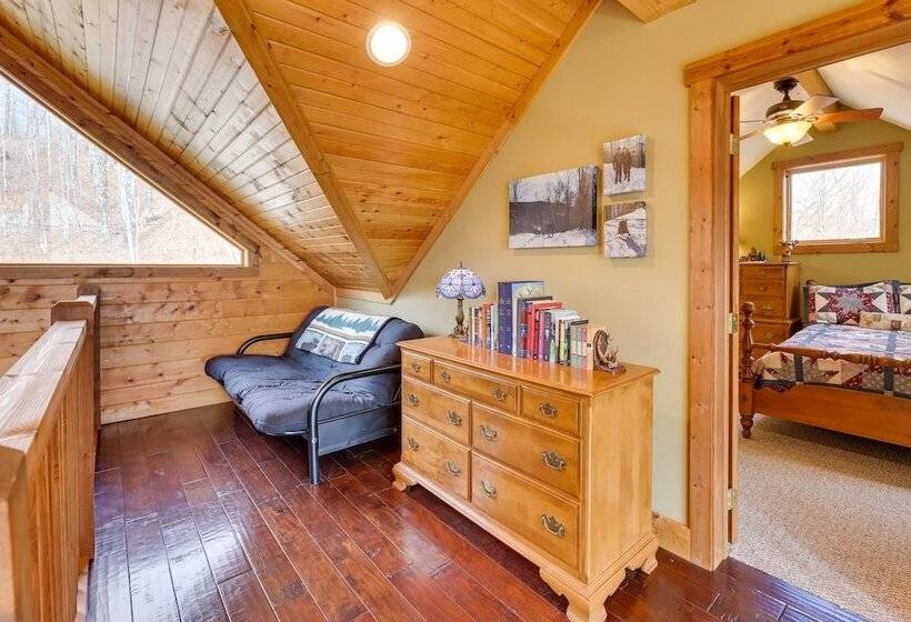 Game Room, Deck + Views: Idyllic Slaty Fork Cabin