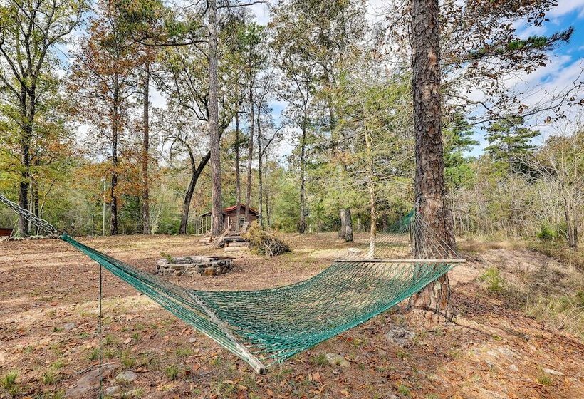 Cozy Oden Oasis W/ On Site Fishing Creek & Deck!