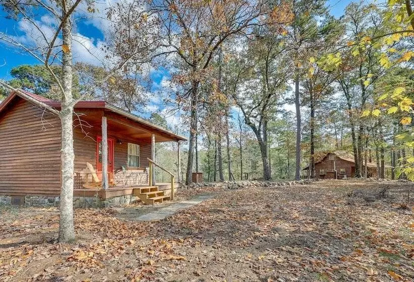 Cozy Oden Oasis W/ On Site Fishing Creek & Deck!