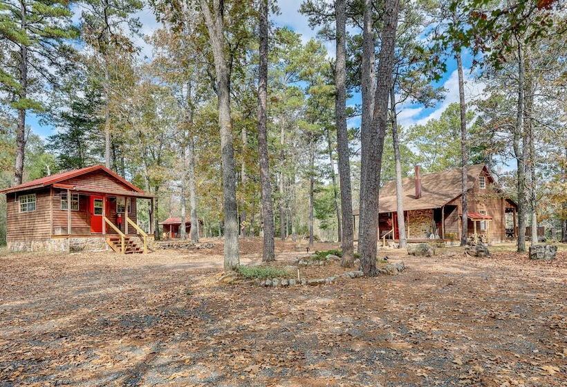 Cozy Oden Oasis W/ On Site Fishing Creek & Deck!