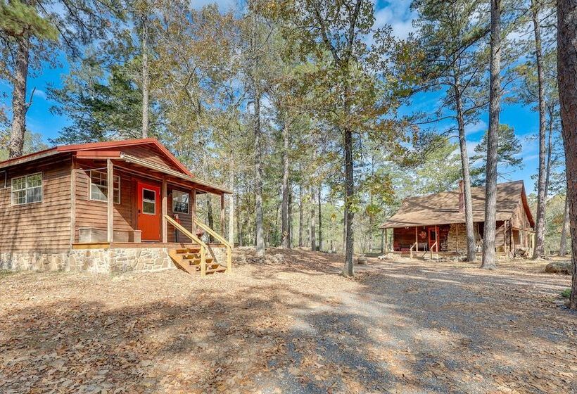 Cozy Oden Oasis W/ On Site Fishing Creek & Deck!