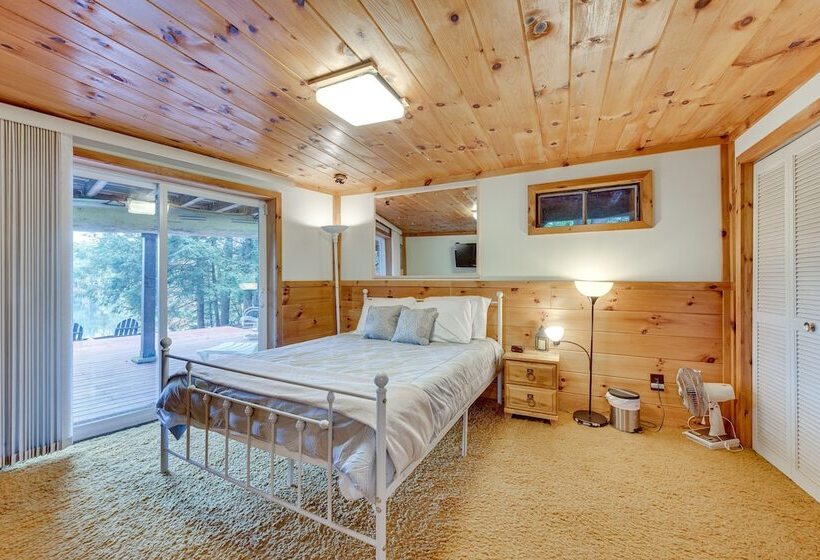 Waterfront Lake Arrowhead Cabin W/ Dock & Fire Pit