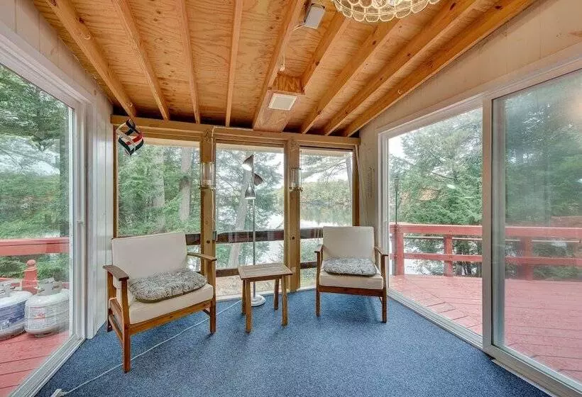 Waterfront Lake Arrowhead Cabin W/ Dock & Fire Pit