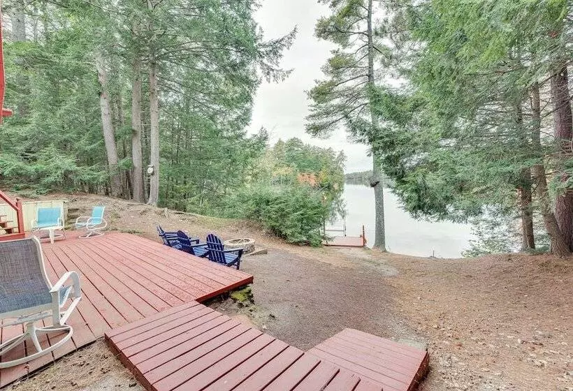 Waterfront Lake Arrowhead Cabin W/ Dock & Fire Pit