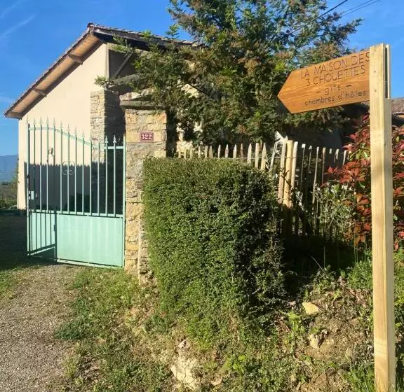 Aamiaismajoitus (B&B) Les Chambres Des 3 Chouettes