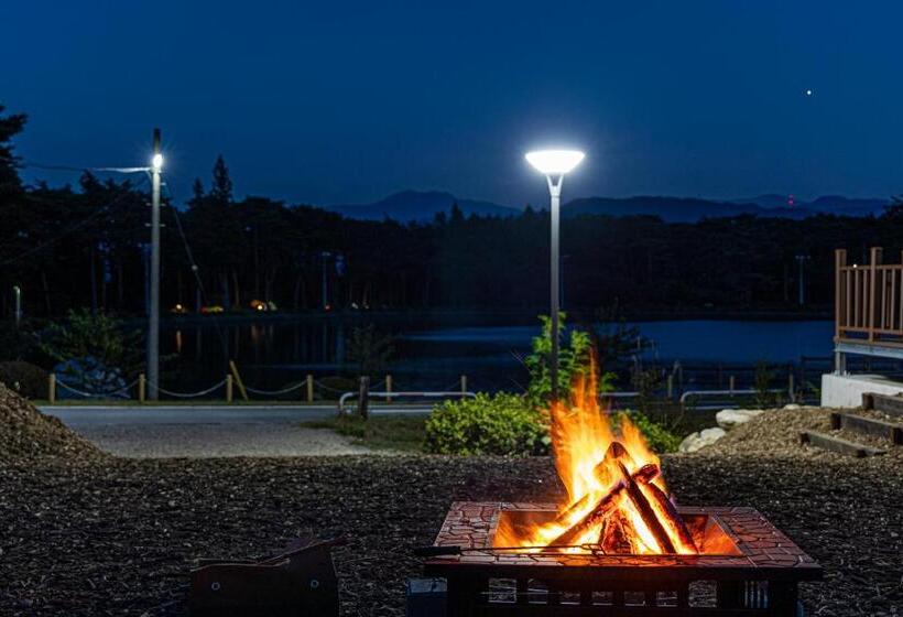 Otel The Glamping Plaza アルプスbase