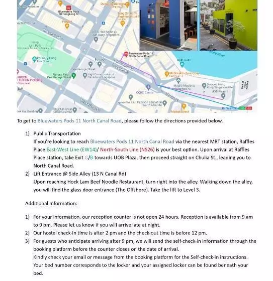 هاستل Bluewaters Pods 11 North Canal Road