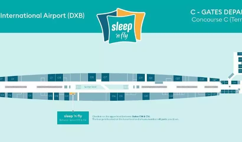 カプセルホテル Sleep N Fly Sleep Lounge, C Gates Terminal 3 - Transit Only