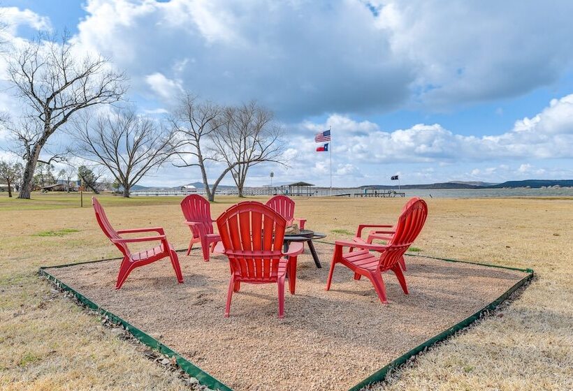 Lakefront Graford Home W/ Fire Pit + Private Dock!