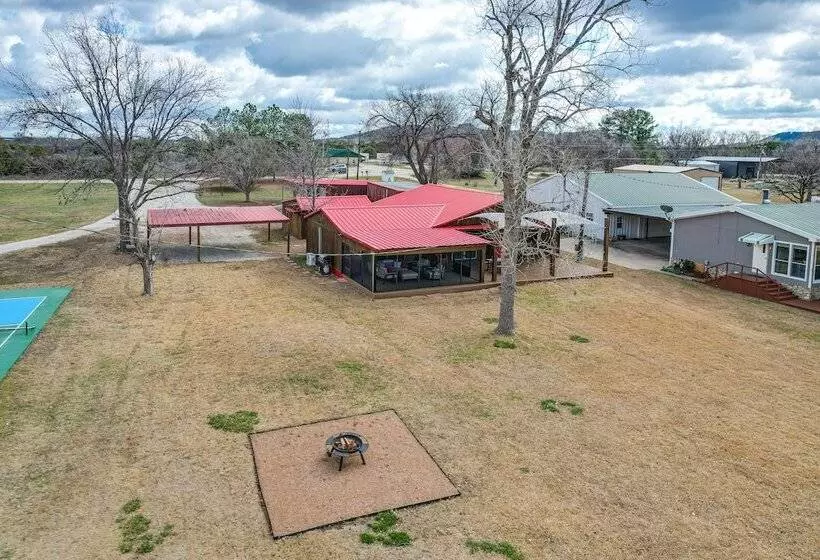 Lakefront Graford Home W/ Fire Pit + Private Dock!