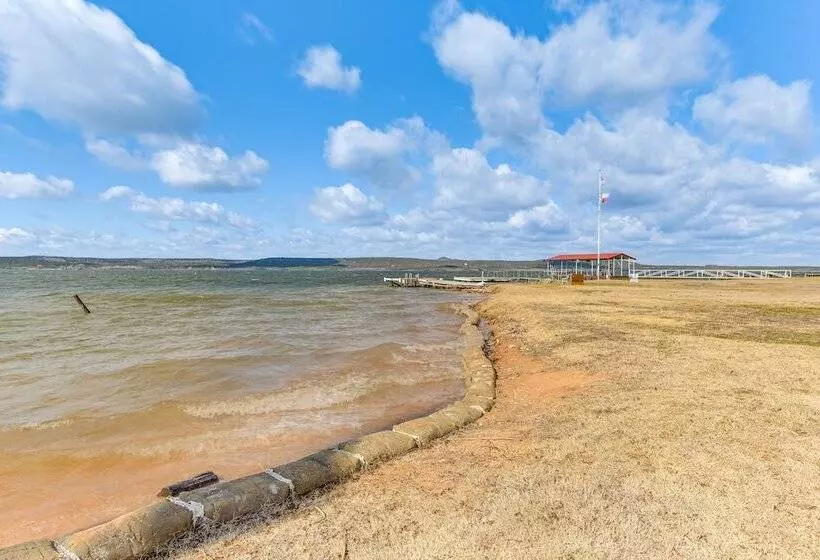 Lakefront Graford Home W/ Fire Pit + Private Dock!