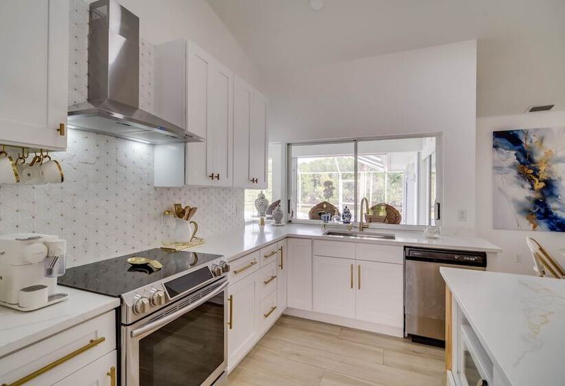 Port St Lucie Canal Front Home W/ Heated Pool!