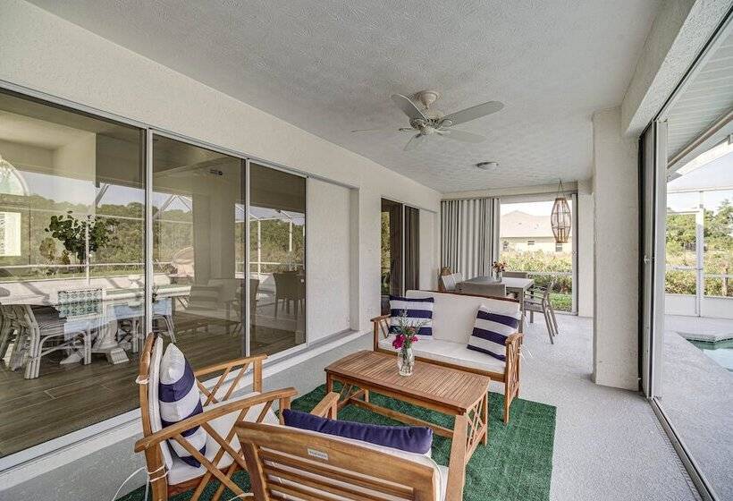 Port St Lucie Canal Front Home W/ Heated Pool!