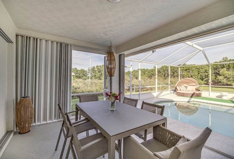 Port St Lucie Canal Front Home W/ Heated Pool!