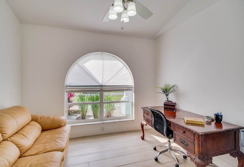 Port St Lucie Canal Front Home W/ Heated Pool!