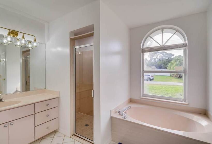 Port St Lucie Canal Front Home W/ Heated Pool!