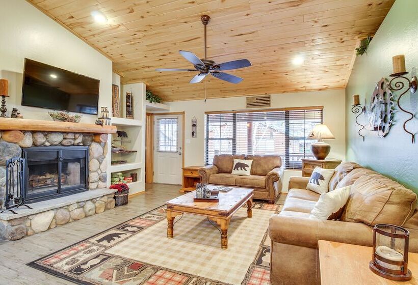 Overgaard Cabin W/ Private Deck, Grill & Fire Pit!