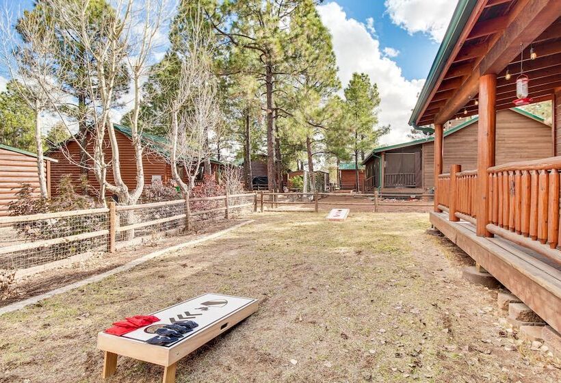 Overgaard Cabin W/ Private Deck, Grill & Fire Pit!