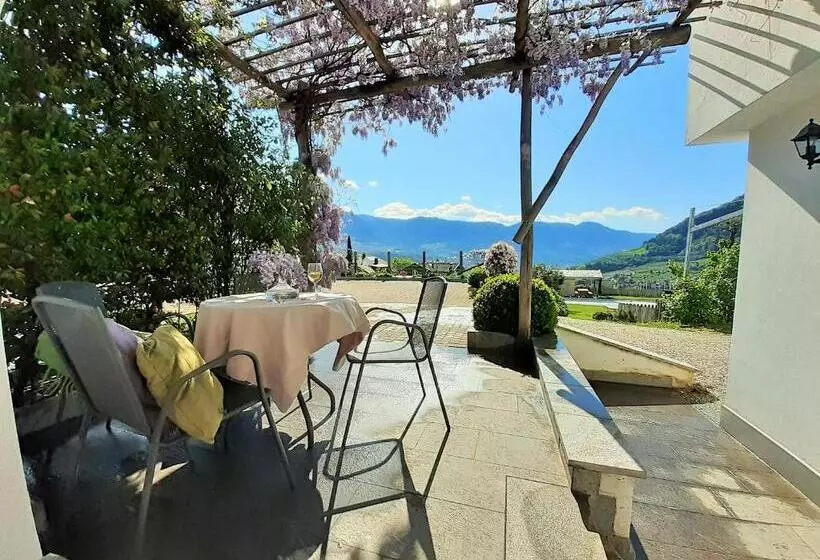 ホテル Fröhlichhof Wohnung Pergola