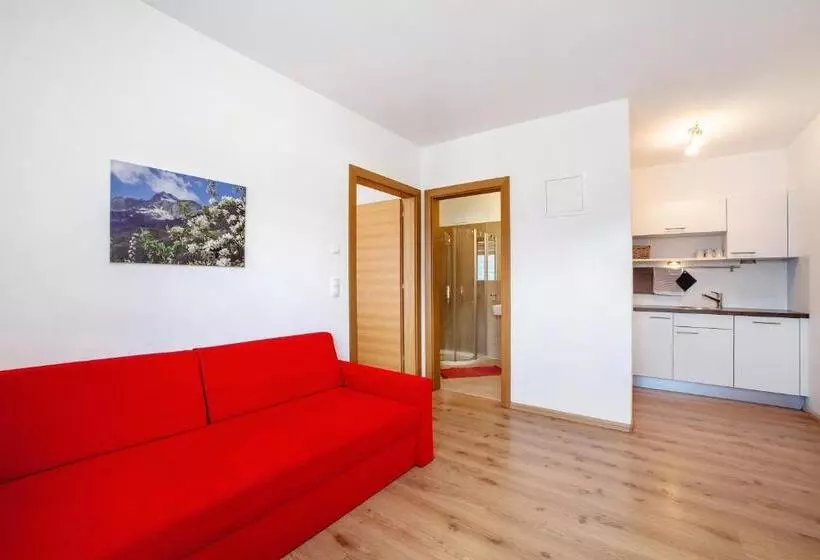 ホテル Fröhlichhof Wohnung Pergola