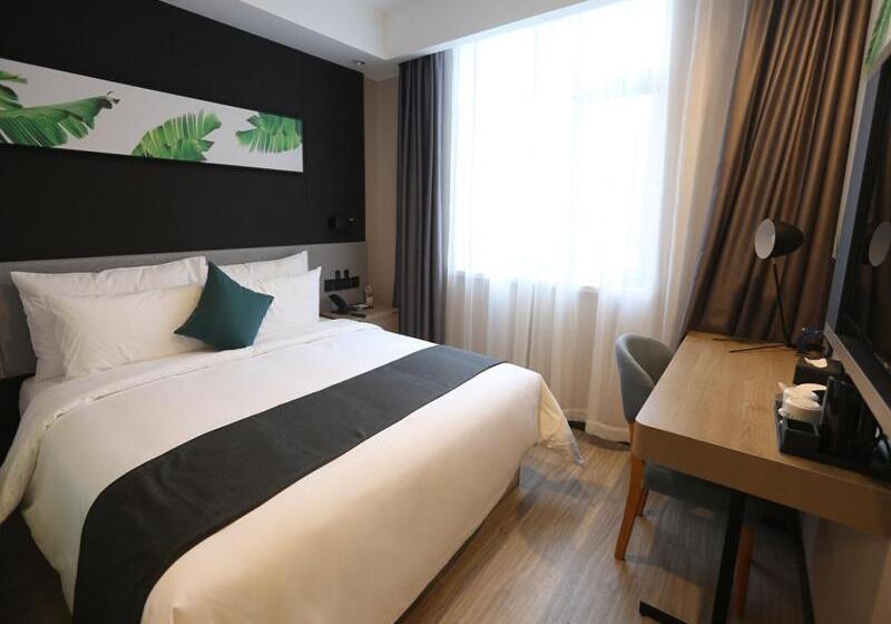 هتل Thank Inn Chain Beijing Fanshan Chengguan Town Fangshan Red Scarf Park