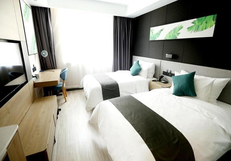 هتل Thank Inn Chain Beijing Fanshan Chengguan Town Fangshan Red Scarf Park