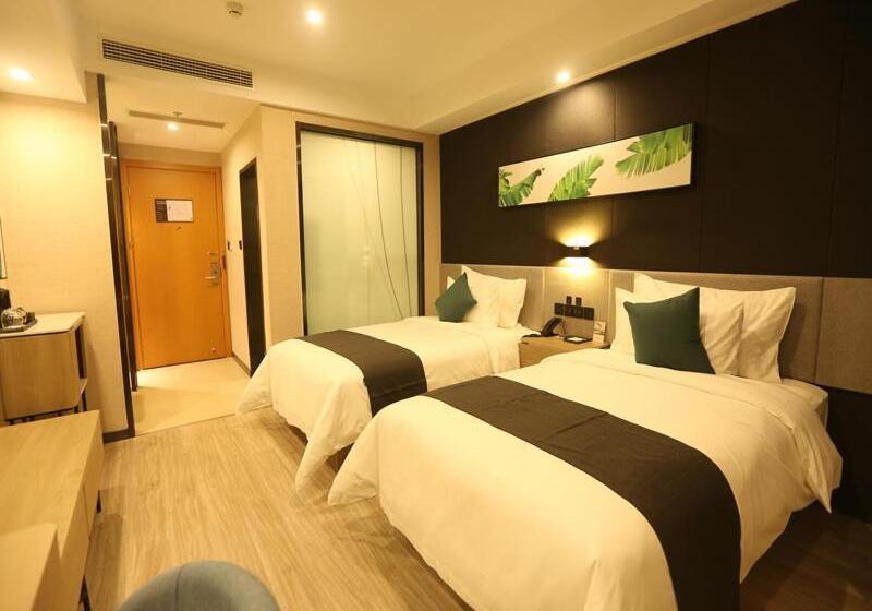 هتل Thank Inn Chain Beijing Fanshan Chengguan Town Fangshan Red Scarf Park